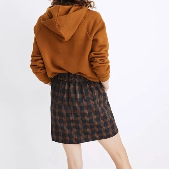 Madewell Plaid Double Breasted Mini Skirt - Picture 2 of 4